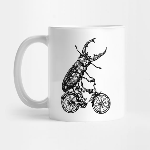 SEEMBO Beetle Cycling Bicycle Cyclist Bicycling Biking Biker by SEEMBO